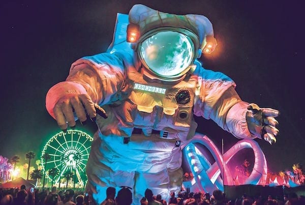 Escape Velocity a creative festival art installation for Coachella